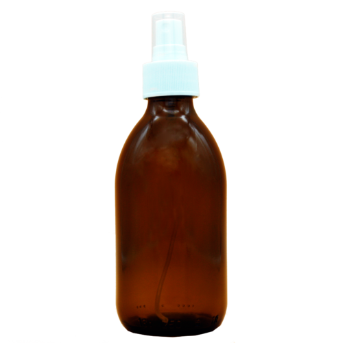 Vidrio de botella de pulverización, marrón PP28