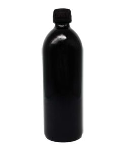 Miron Glasflasche Violettglas (leer) 500 ml