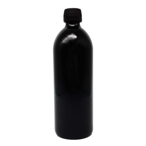 Miron Glasflasche Violettglas (leer) 500 ml