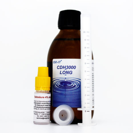 CDH3000 LONG Chlordioxid Lösung (CDL) unaktiviert 250 ml mit Aktivator Salzsäure - mit Dosersystem