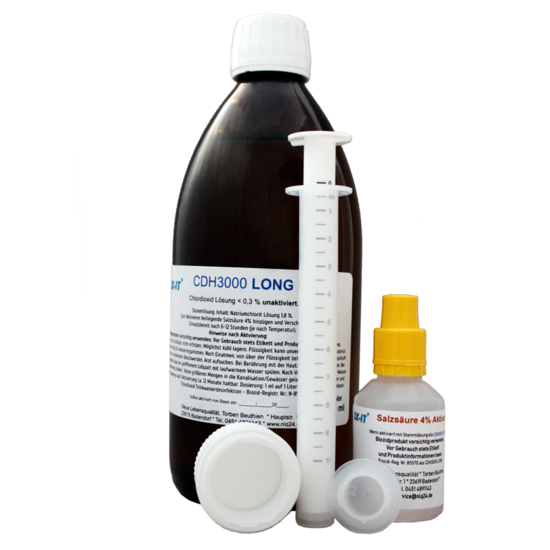 CDH3000 LONG Chlordioxid Lösung (CDL) unaktiviert