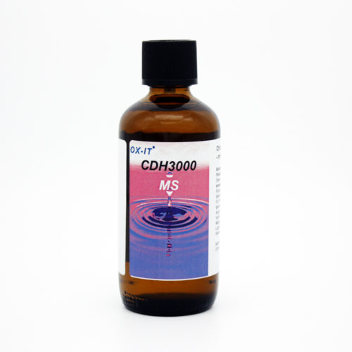 CDH3000-MS - Solución de dióxido de cloro al 0,3% - (CDL) Frasco de vidrio de 100 ml sin sistema de dosificación