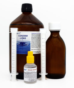 CDH3000 LARGO (CDL) sin activar para 1000 ml + 2 Dosificador + 250 ml Botella del sistema de dosificación IEW
