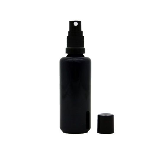 Miron glass bottle violet glass (empty) 50 ml spray cap