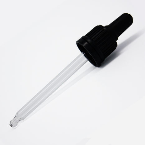 Pipette schwarz 84 mm