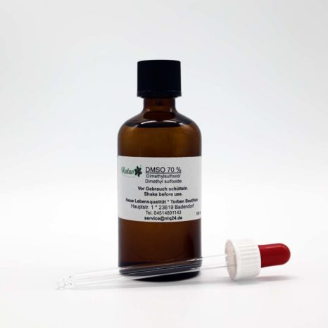 DMSO 70% Lösung, Dimethylsulfoxid 100 ml mit Pipette