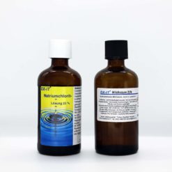 Natriumchlorit 25% + Milchsäure 21% 100 ml in Braunglasflaschen