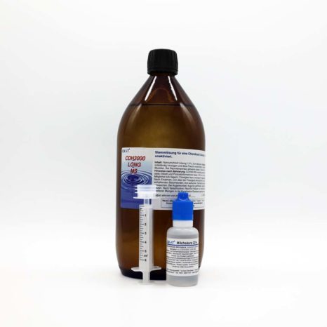 CDH3000 LONG MS (CDL/CDS) unaktiviert - Aktivator Milchsäure 1000 ml mit Dosiersystem 6 ml