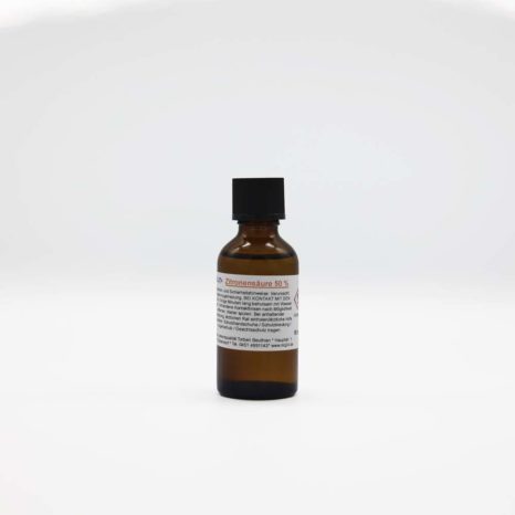 Zitronensäure 50% 50 ml in Glasflasche