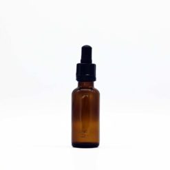 Glasflasche DIN18 Vario 30 ml mit Pipettenverschluss schwarz