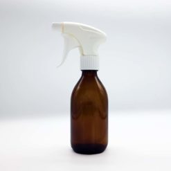 Botella de spray de vidrio 28 mm con empuñadura de pistola 250 ml