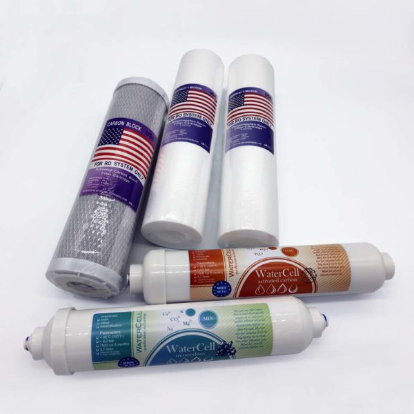 Umkehrosmose Filter-Set 10 Zoll, 5 Filter